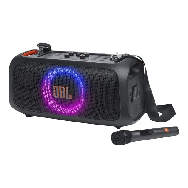 Caixa De Som Bluetooth Jbl Partybox On-the-go Essential Preto