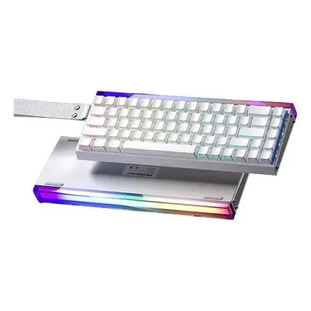 Teclado Magnético Aula Hero68 He 0.01mm Rapid Trigger 8000hz Cor De Teclado Branco Idioma Inglês Us