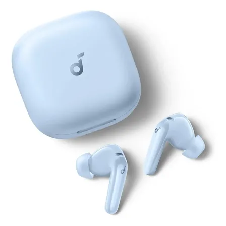 Fones de Ouvido Bluetooth com Tradução, soundcore P31i da Anker, Cancelamento de Ruído Adaptativo em Tempo Real, Som de Alta Resolução, 50H de Reprodução, Carregamento Rápido, Azul