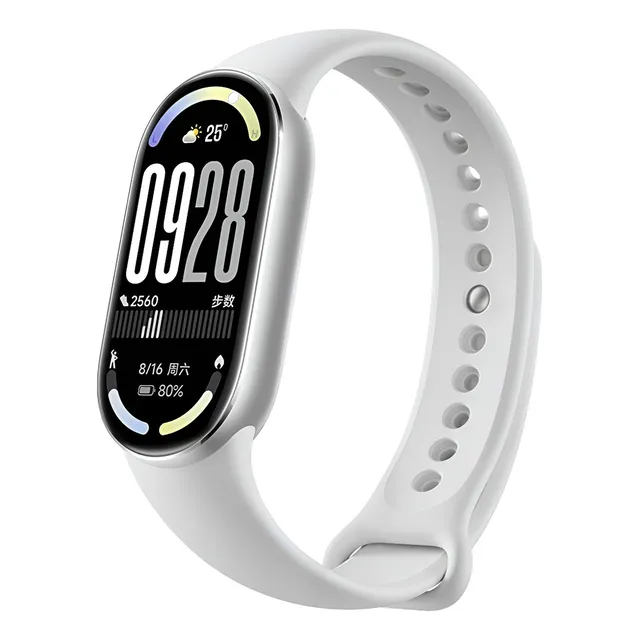 Relógio Xiaomi Mi Band 10 Global Caixa Prata/cinza Branco