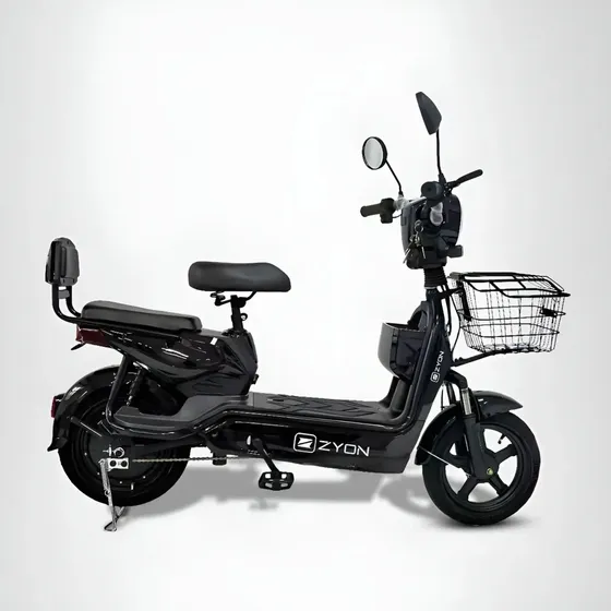 Bicicleta Eletrica Montada De 500w - Scooter Zyon Cor Preto