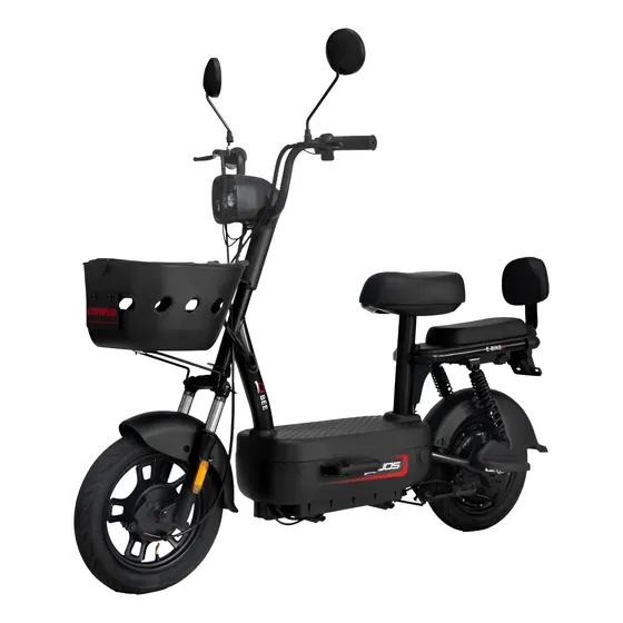 Bicicleta Elétrica Duos Bike Bee 500 Watts 48v C/ Alarme - Preto