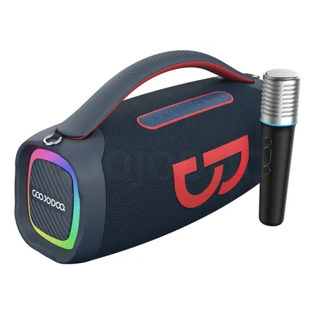 Caixa De Som Bluetooth Portátil Boombox Wifi Alta Qualidade Cor Vermelho