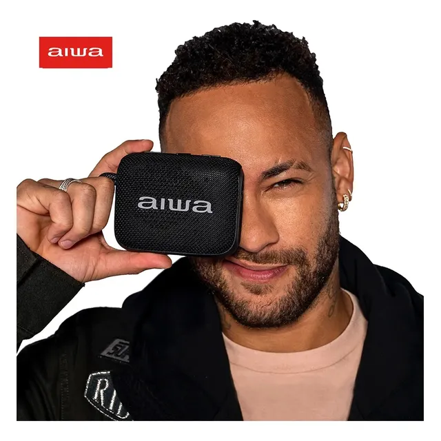 Caixa De Som Speaker Aiwa Aws-sp-07-b 7w Bluetooth Ipx6 Preto