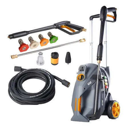 Lavadora De Alta Pressão Profissional 5100 Turbo Wap Cinza Cor Cinza/amarelo Frequência 60 Hz