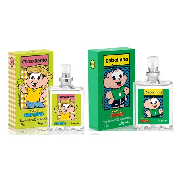Presente Menino Kit Cebolinha + Chico Bento 2 Colônias 25ml Jequiti