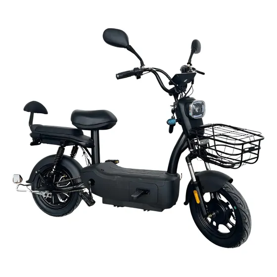 Bicicleta Elétrica Scooter Autopropelido M1 600w 48v Preto