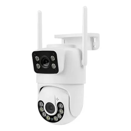 Camera Segurança A29 Yoosee Prova Dagua Lente Dupla Intercel Branco