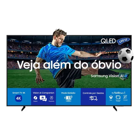Samsung Super Big Vision Ai Tv 98 Qled Ultra 4k Q7f 2025, Pontos Quânticos, Processador Com Ai