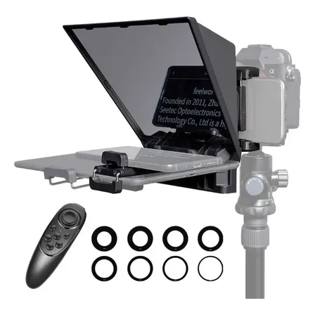 Teleprompter Portátil 8 Feelworld Tp2a Smartphone E Câmeras