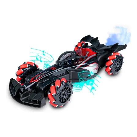Carrinho Controle Remoto Drift Som Luzes Bateria 360 Formula Cor Vermelho