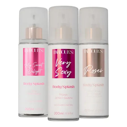 3 Body Splash Very Sexy Delight Roses Barbour's Beauty