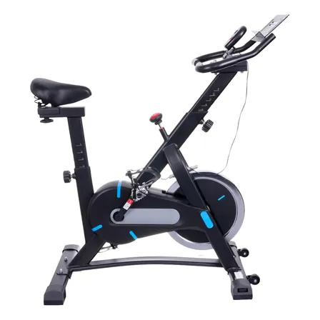 Bicicleta Ergométrica Spinning Profissional Fit Inercia 15kg Preto