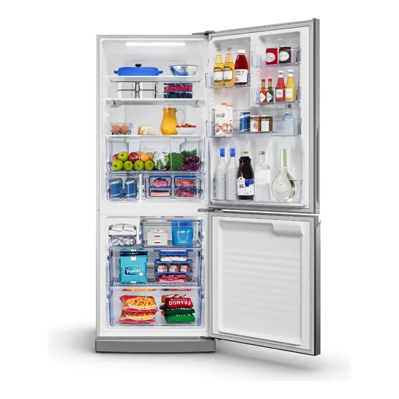 Refrigerador Panasonic 475l Aco Escovado Nr-bb64pv2x Aço Escovado 127v