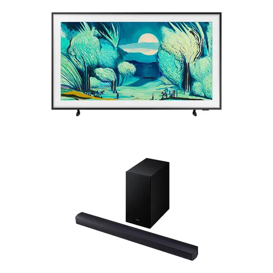 Vision Ai Tv 50 The Frame 4k Ls03f + Soundbar Hw-b450f