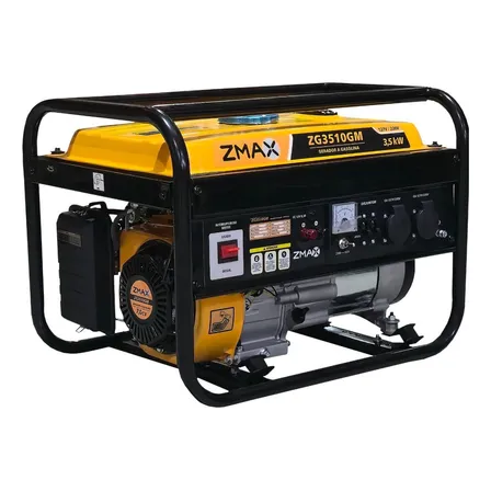 Gerador Gasolina Zmax 3,5kva 3500w 7hp 4 Tempos Bivolt