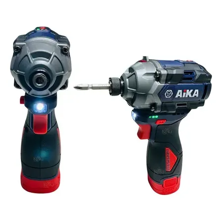 Parafusadeira De Impacto Aika 16v Ad-w150b 2 Baterias Maleta Azul 60