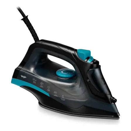 Ferro A Vapor Power Pass 270ml Antiaderente Elgin Preto