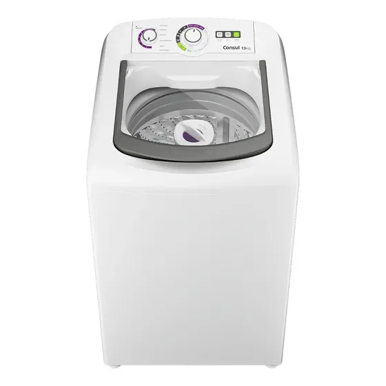 Máquina De Lavar Consul 13kg Branca Ciclo Edredom - Cwh13ab