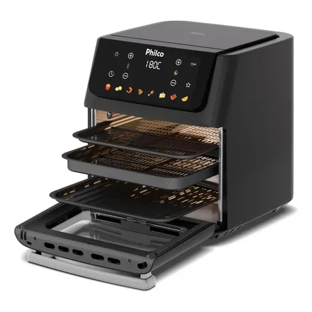 Fritadeira Air Fryer Philco 16 Litros Paf16c Preto 127v