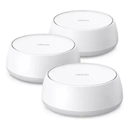 Roteador Wi-fi 7 Mesh Tp-link Deco Be22 Be3600 Gigabit Dual Band 3.6gbps Pack Com 3 Unidades