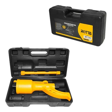 Desforcimetro Torqueador Manual 780 Kgf 7800 Nm Potente Com Maleta 2 Soquetes 32/33 Mm Rotta376 500201