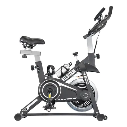 Bicicleta Ergométrica Spinning Inércia 5kg Velocron V500 Cor Preto
