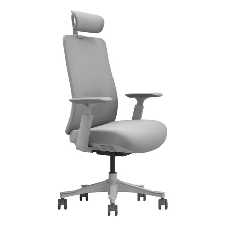 Cadeira V1 Connect Giratória Ergonômica 10 Ajustes Relax Cor Cinza Material Do Estofamento Mesh - Espuma Injetada D55