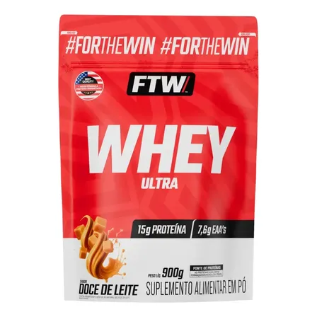 Whey Protein Ultra Refil 900g Sabor Doce De Leite - Ftw