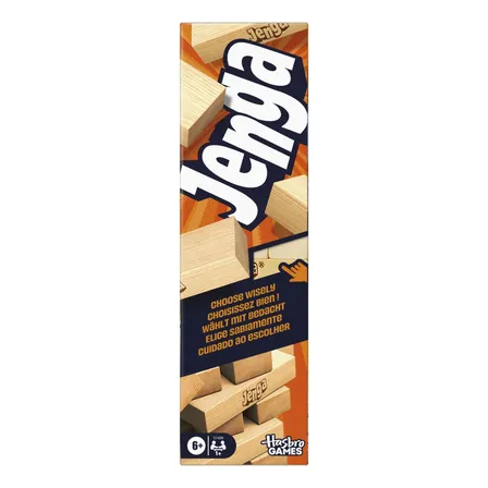 Jogo de Tabuleiro Jenga Clássica da Hasbro Games em Madeira
