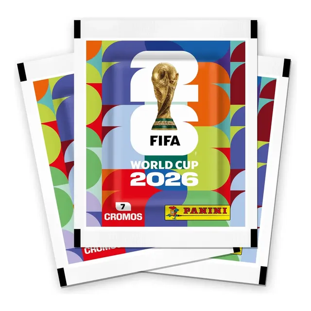 Kit com 36 Envelopes de Figurinhas Panini da Copa do Mundo FIFA 2026