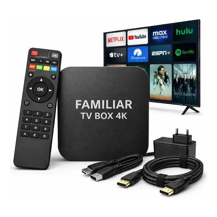 Tv Box 4k Android 8gb Ram 512gb Wifi 5g Bluetooth Netflix Youtube Iptv Conversor Smart Ultra Hd Hdmi Canais Abertos Transforme Tv Em Smart Controle Remoto Streaming Filme Série Apps Diversão E Lazer