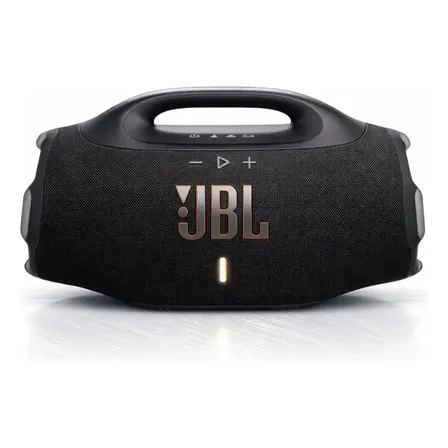 Caixa De Som Jbl Boombox 4 Bluetooth Som 210w Jbl Pro Ai Sound Boost Graves Personalizáveis Bateria De Até 34h Ip68 Áudio Lossless Preta
