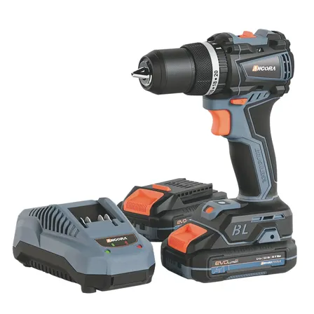 Parafusadeira Furadeira Impacto Brushless Slim Ancora Tools 20v com 126 Acessórios