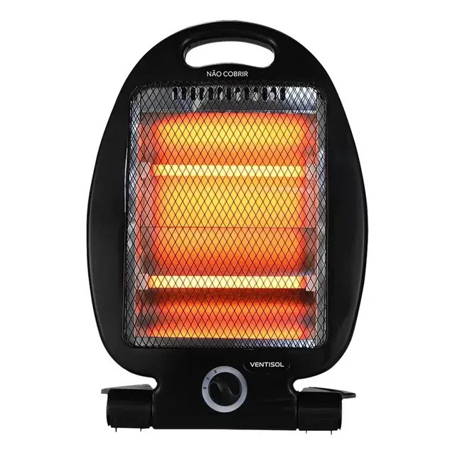 Aquecedor Elétrico Quartzo Doméstico 800w Ventisol Preto 127v