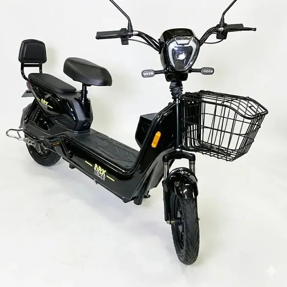 Bicicleta Elétrica Preta Sem Cnh Scooter 500w Lítio Drx Bike Preto