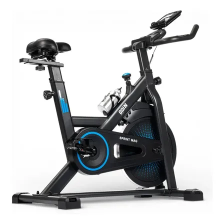 Bicicleta Ergométrica Magnética Spinning Odin Fit Roda De Inércia 13kg Sprint Mag Preto