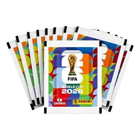 Figurinha Copa 2026 Panini Kit 10 Envelopes 70 Cromo Copa Mundo 2026 Fifa Copa Mundo