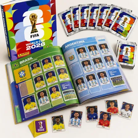 Álbum Copa Do Mundo 2026 Oficial Panini + 70 Figurinhas