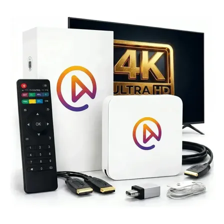 Tv Box Uni V10 4k Versão Branco 2027 Padrão Branco