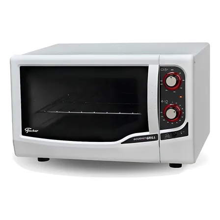 Forno Elétrico De Bancada Fischer Gourmet Grill 44 Litros Branco 220v