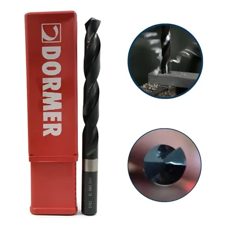 Broca 13mm Em Hss Aço Rápido Din338 A100 Dormer