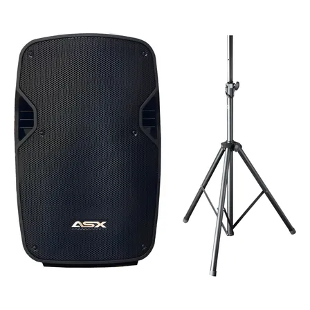 Caixa Ativa 12 Profissional Asx S1200 Usb 5 + Tripe