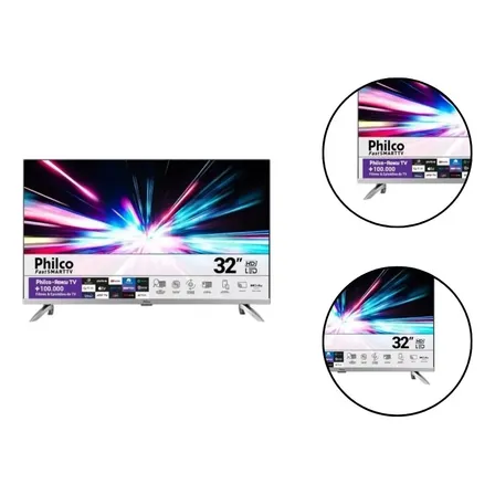 Smart Tv 32 Ptv32g7pr2cgb Roku Led Philco Bivolt Dolbyaudio