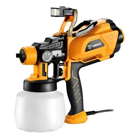 Pistola De Pintura Pulverizadora Hvlp 600w 1200ml 110v Deko 600w 127v