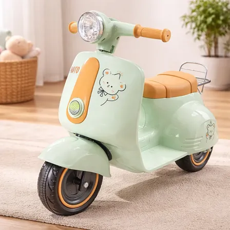 Triciclo Infantil Avespa Maral Moto Elétrica Verde Scooter