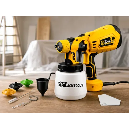 A Pistola De Pintura Hvlp 1.4l 600w Com 4 Bicos Tpp150
