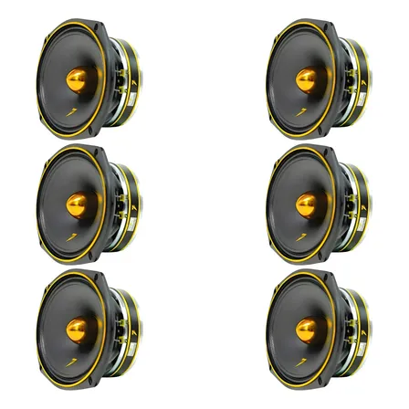 3 Pares De Alto Falante Zetta Audio 6x9 340wrms Evo 4 Ohms