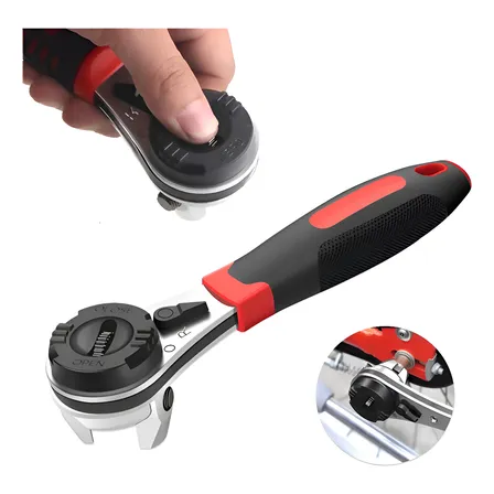 Chave Catraca Regulável 6 A 22mm Soquete Ajustável Universal