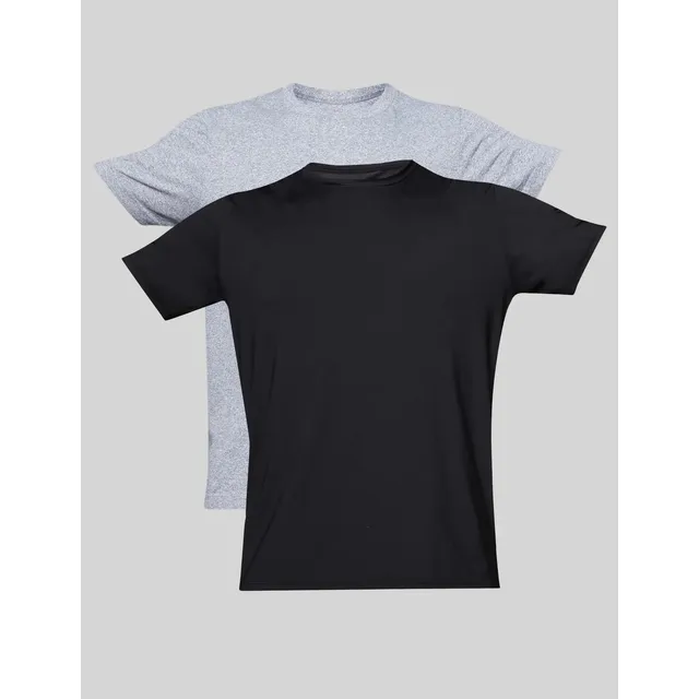 Kit 2 T-shirt Tecnologica Sem Costura Lisa Masculina Delrio